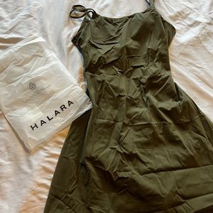 HALARA cross-cross back Dress